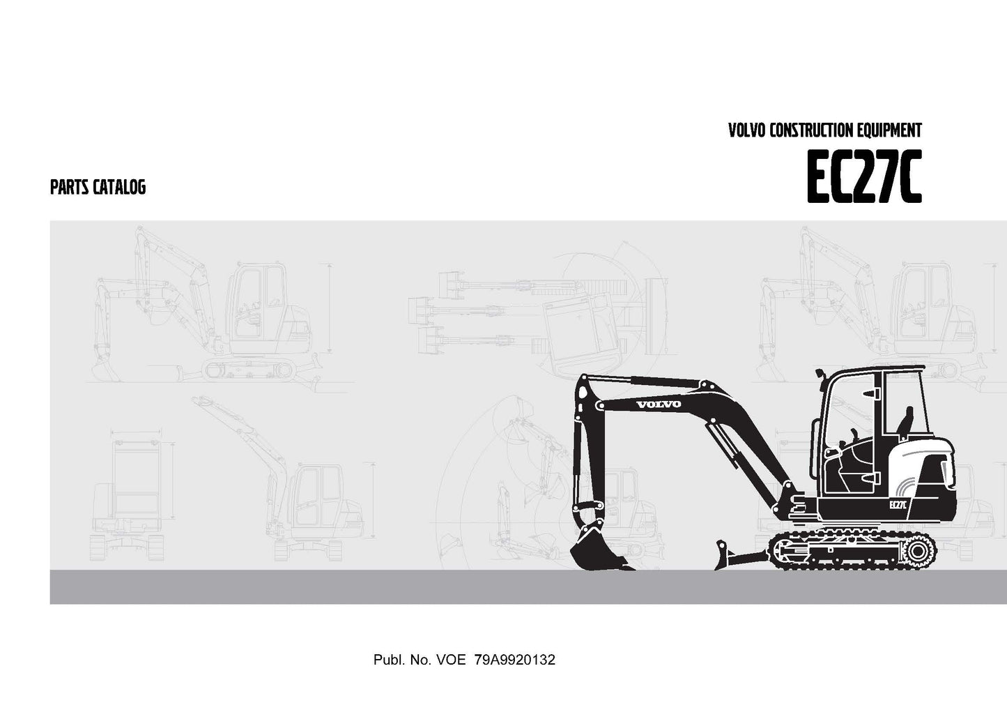 Catalogue des Pièces Détachées VOLVO EC27C - EN / FR / DE / ES PDF 433 Pages Volvo