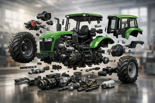Vue éclatée pièces tracteur - à quoi elle sert