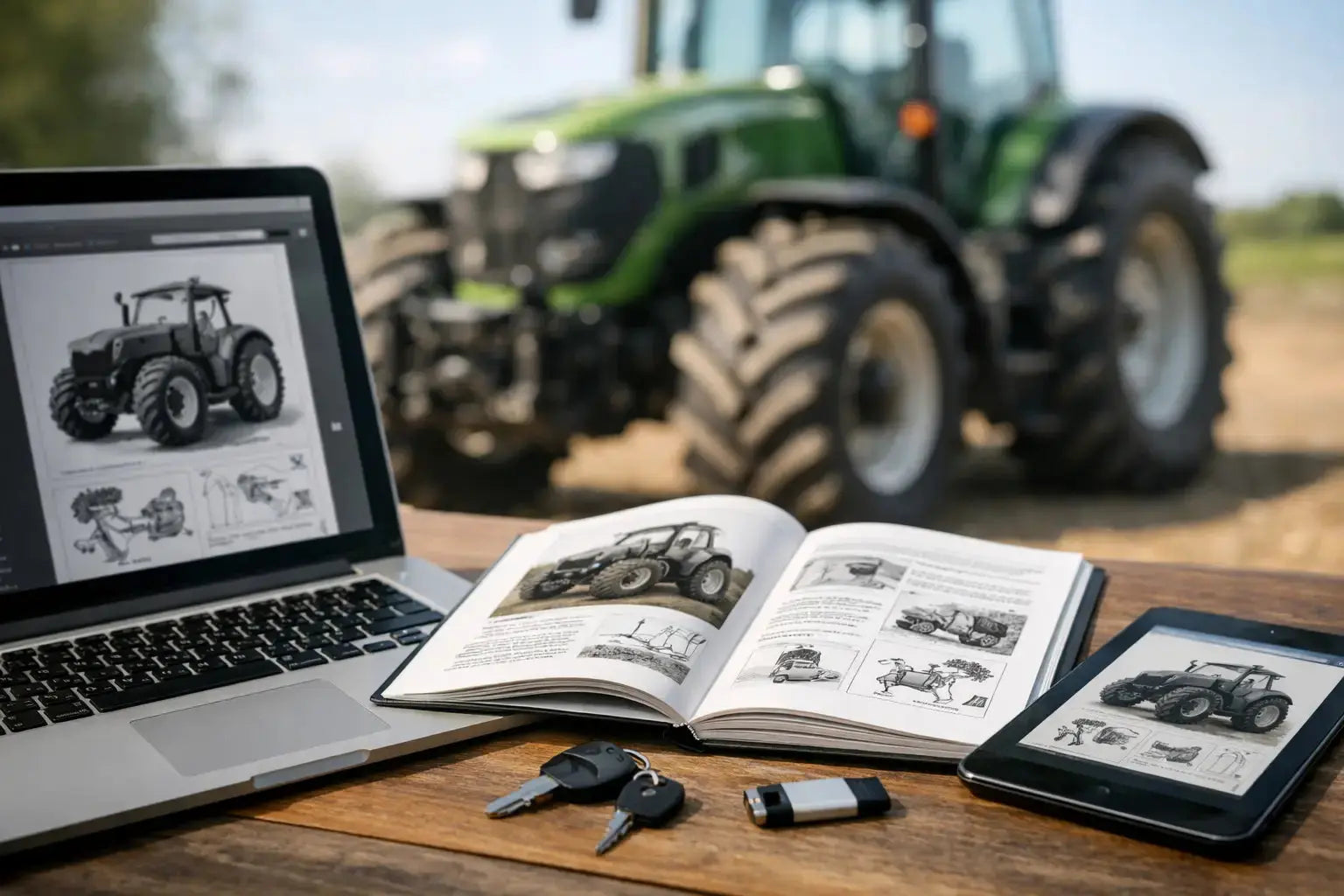 Où télécharger manuel tracteur PDF