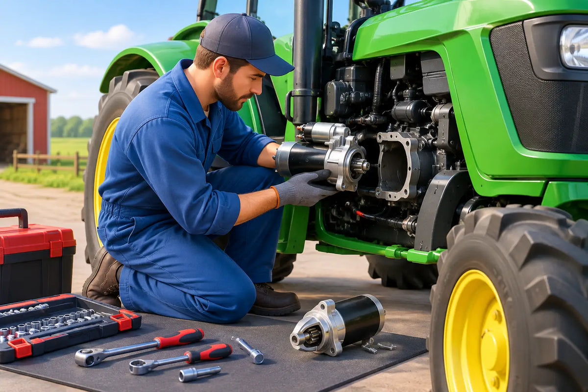 Guide dépannage démarreur tracteur pratique