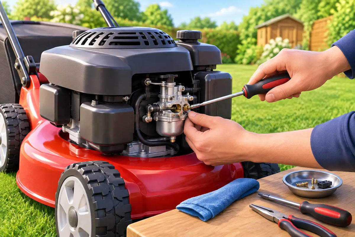 Régler le carburateur d’une tondeuse thermique