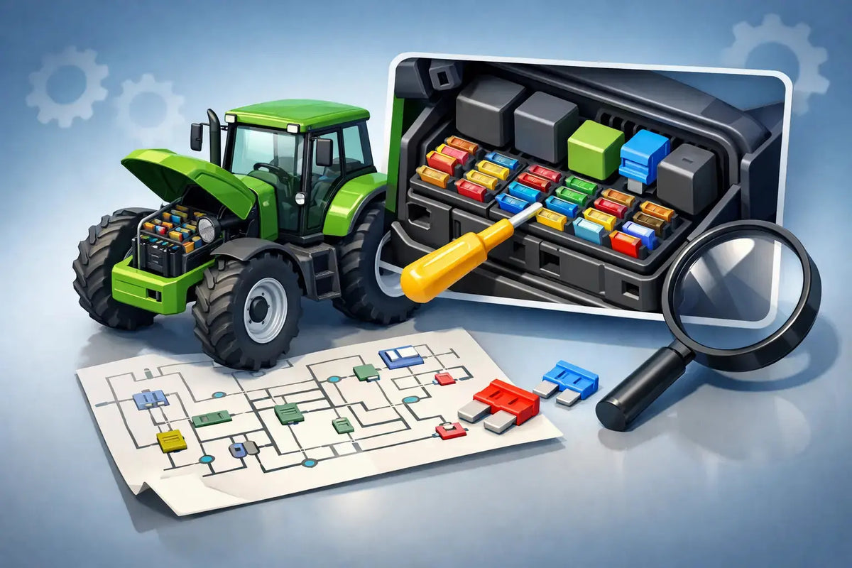 Où trouver schéma fusibles tracteur vite