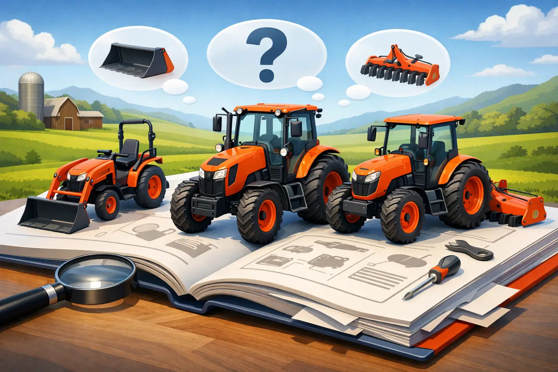 Manuel tracteur Kubota - lequel choisir ?
