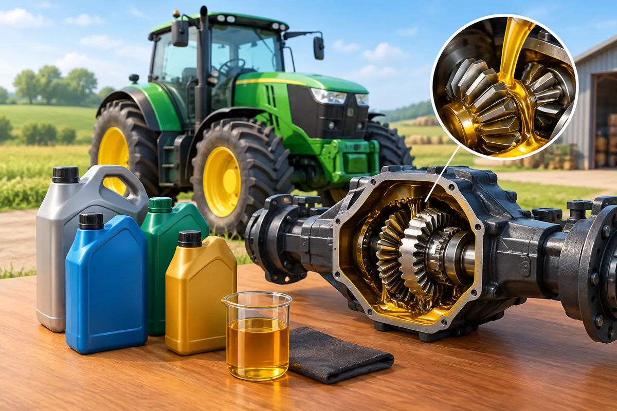 Quelle huile de pont choisir pour un tracteur ?