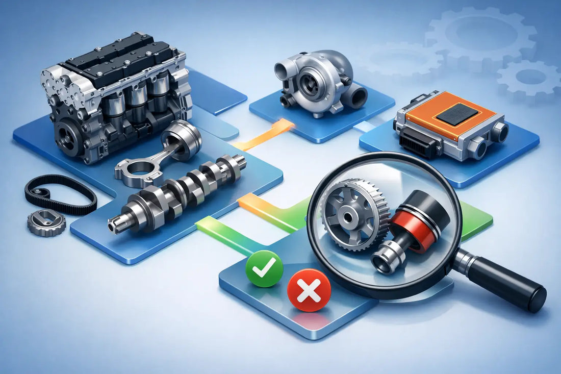 Guide compatibilité pièces moteur sans erreur