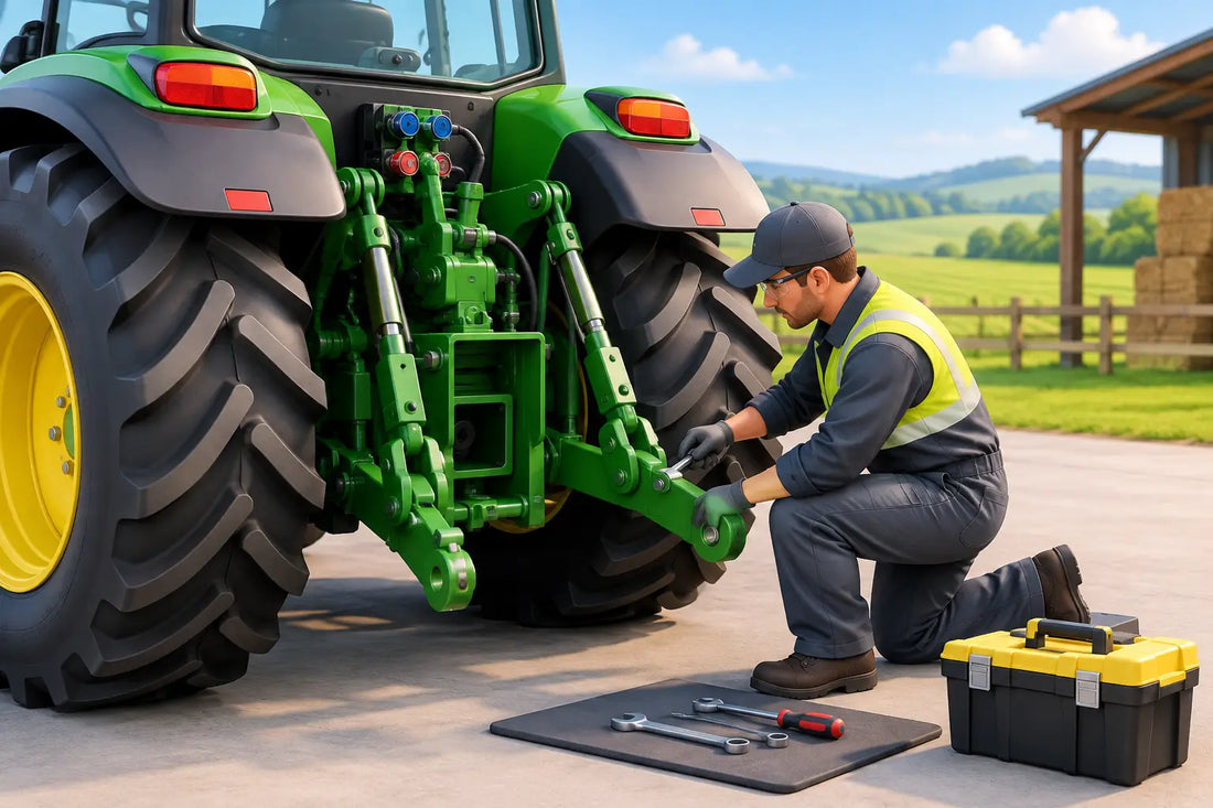 Calibrer le relevage d’un tracteur en sécurité