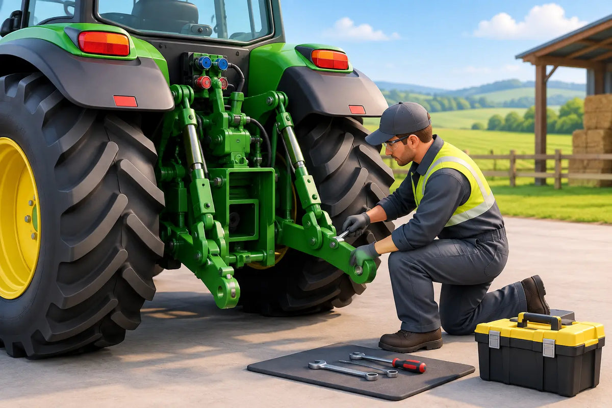 Calibrer le relevage d’un tracteur en sécurité