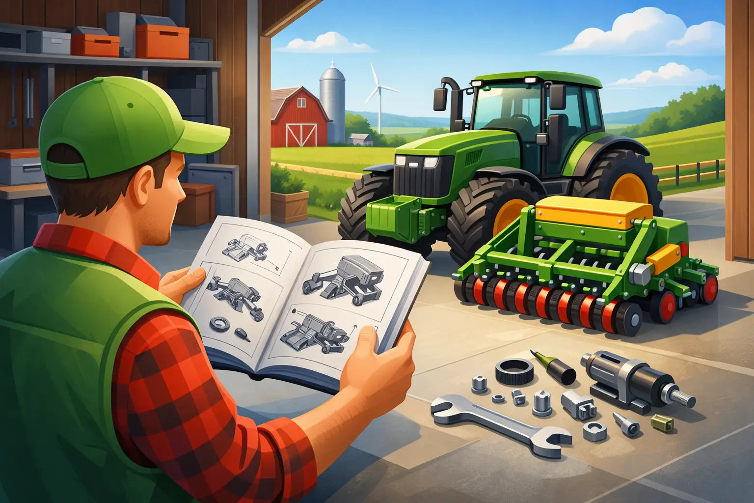 Choisir un manuel installation équipement agricole