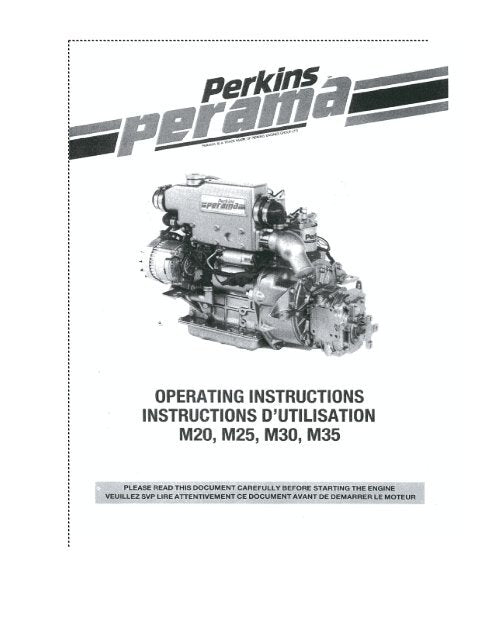 Manuels de Service et de Maintenance Perkins : Votre Guide Complet pour les Moteurs Industriels