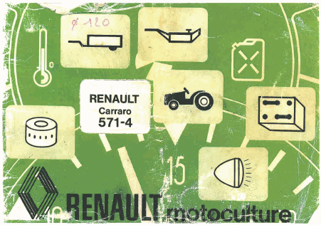 Renault 571-4 Manuel utilisateur