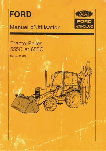 Ford 555C 655C manuel d'utilisation