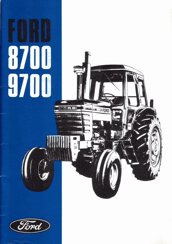 Ford 8700 9700 Manuel utilisateur entretien