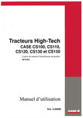 CASE CS100, CS110, CS120, CS130, CS150 | Manuel d’utilisation original | Français | PDF 255 pages