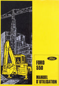 FORD 550 | Manuel d’utilisation du tractopelle en français | PDF 62 pages