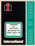 CASE IH International 433, 533, 633, 733 | Manuel de service châssis en français | PDF 94 pages