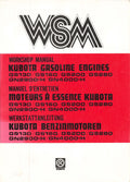 KUBOTA Moteurs à essence GS130, GS160, GS200, GS280, GN2900-H, GN4000-H | Manuel de service | Trilingue FR EN DE | PDF 182 pages