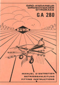 KUHN GA 280 | Pack 2 Manuels | Entretien + Pièces de rechange | FR DE EN | PDF