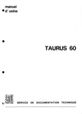SAME Taurus 60 – Manuel de service | 🇫🇷 Français | 36 pages