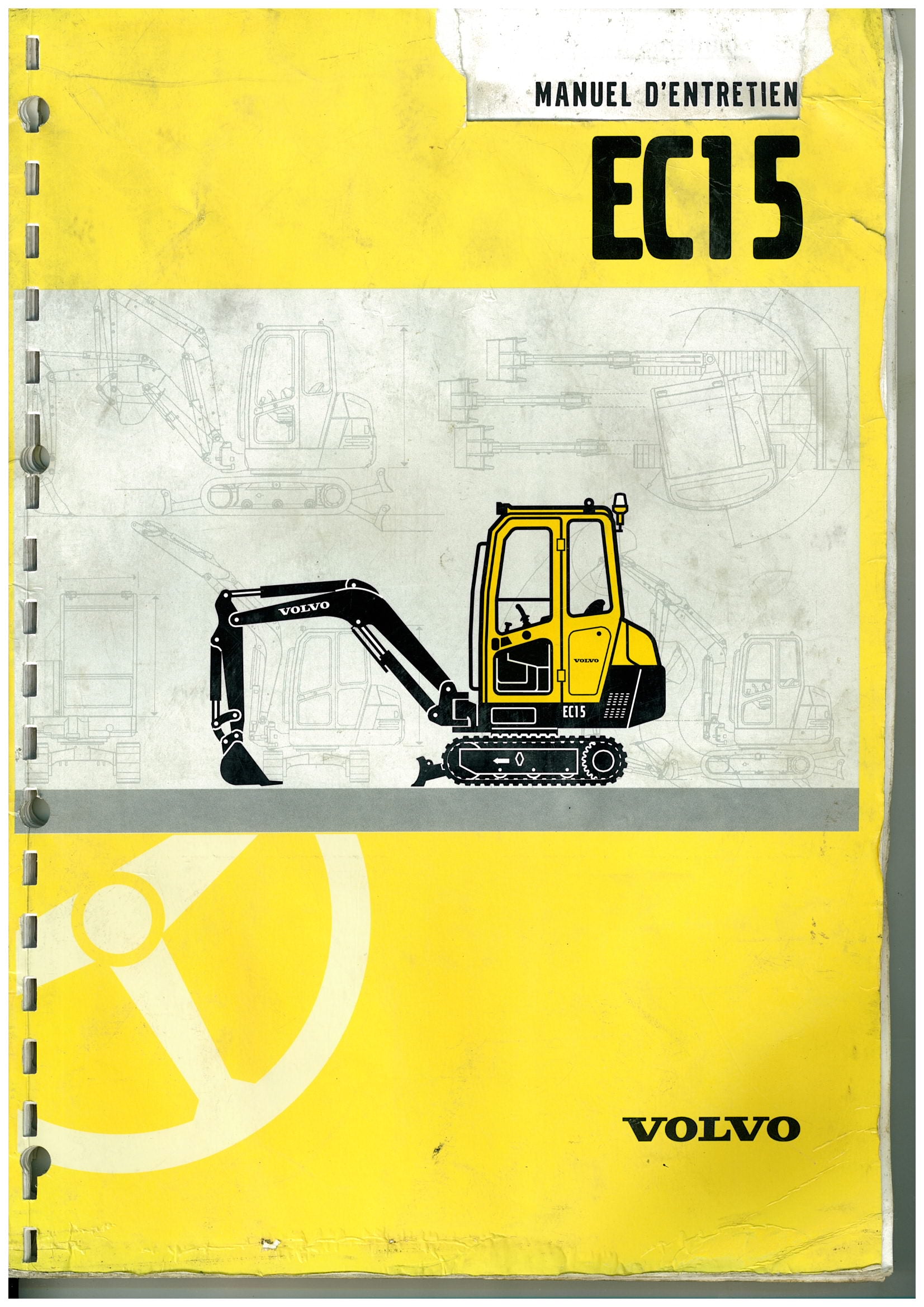 VOLVO EC15 | Manuel d'utilisation et d'entretien | Français | 65 pages