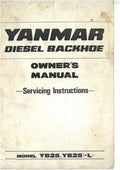 YANMAR YB25 - Owner's manual Nomanuals