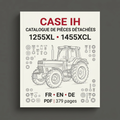 Couverture du catalogue de pièces détachées CASE IH