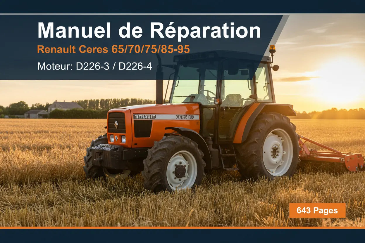 Renault Ceres 65/70/75/85/95 – Manuel de Réparation PDF | 643 pages renault