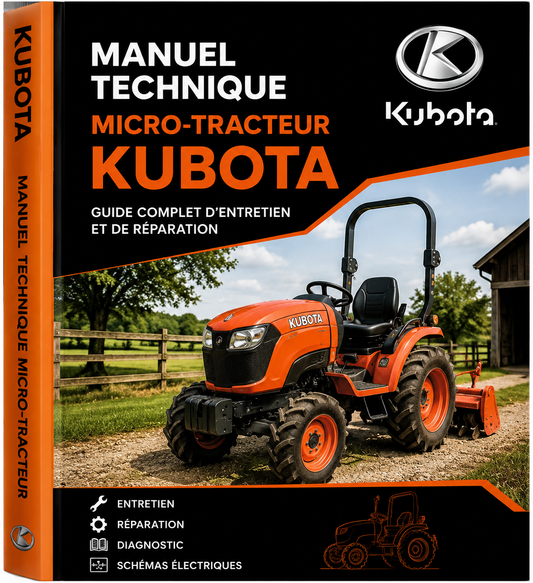 Manuel technique micro-tracteur Kubota